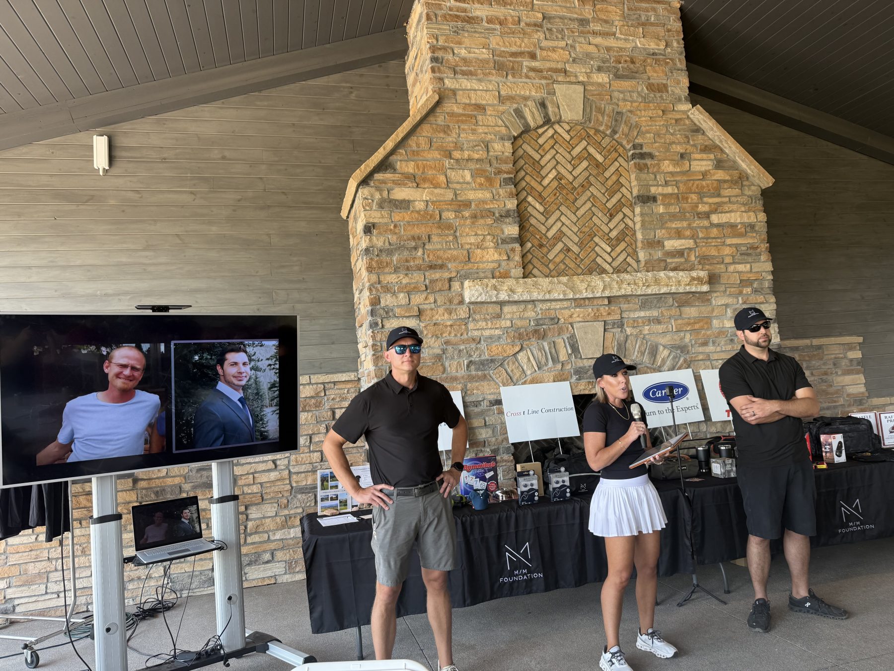 woman giving a speech